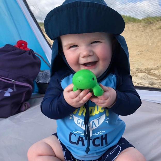 Personalized Kids UV Sun Hat with Neck Protection | CWBeach171