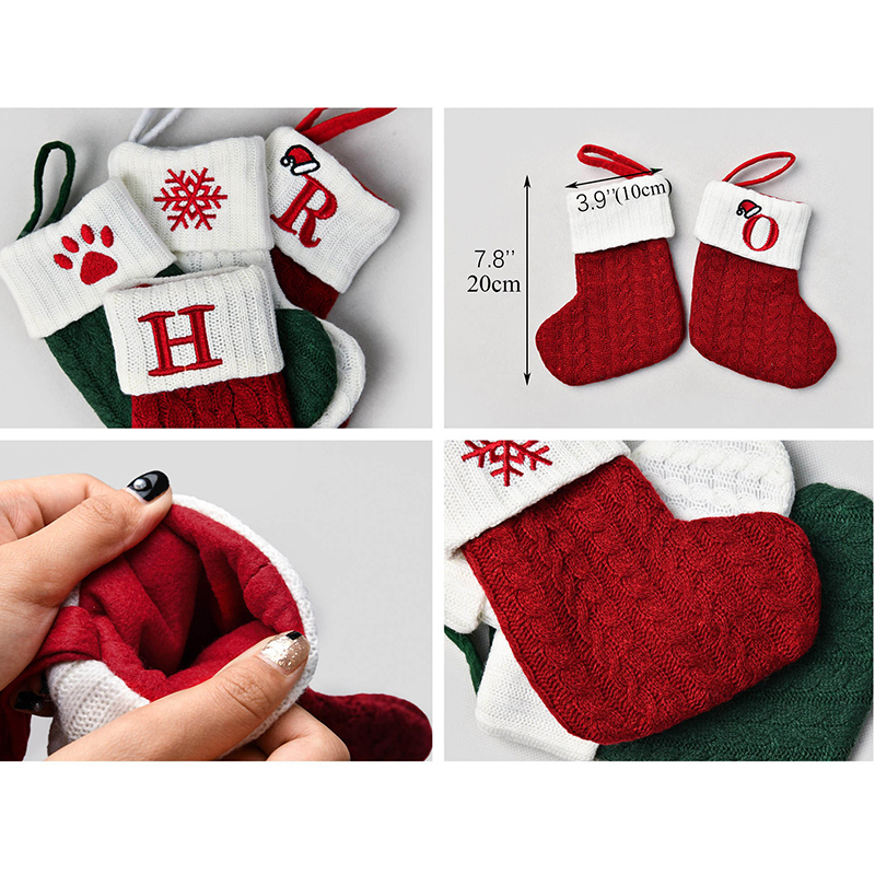 Personalized Christmas Stocking with Initial or Name | MCGift08