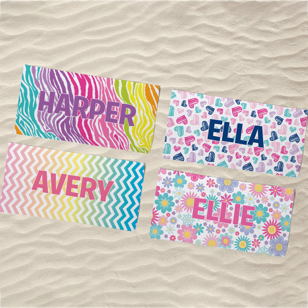 Personalized Lovely Kid Towel for Summer & Beach | CWTowel157