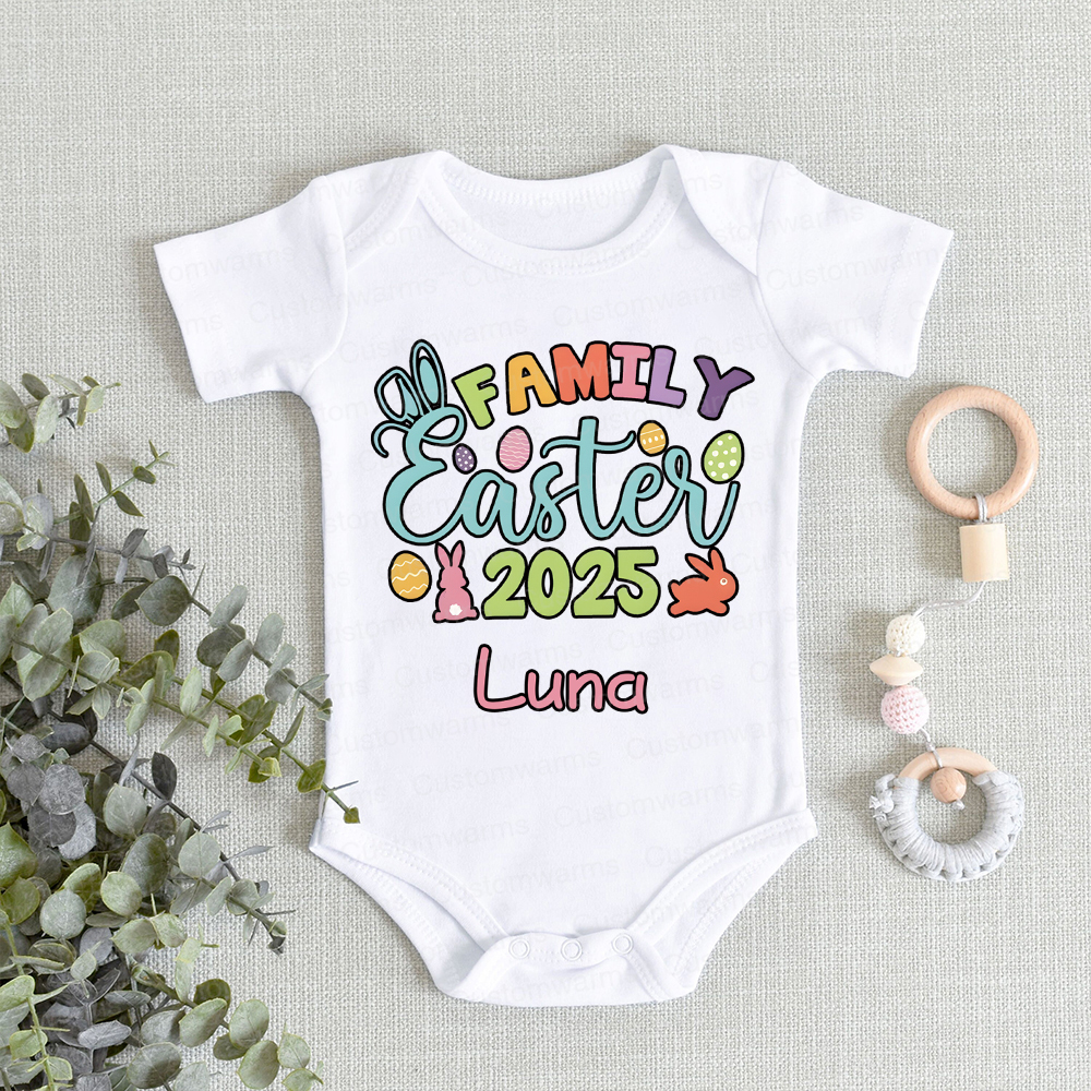 Personalized Family Happy Easter Matching Shirt | CWEaster65