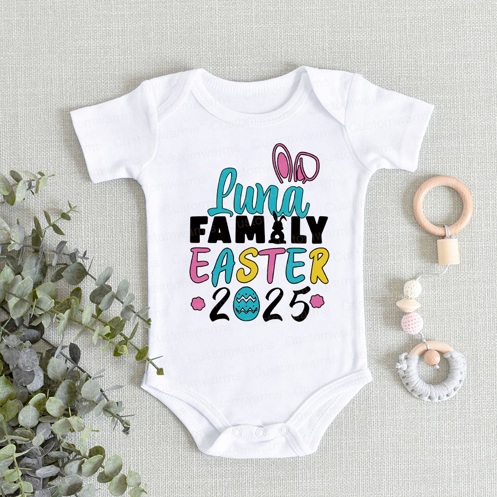 Personalized Family Happy Easter Matching Shirt | CWEaster66