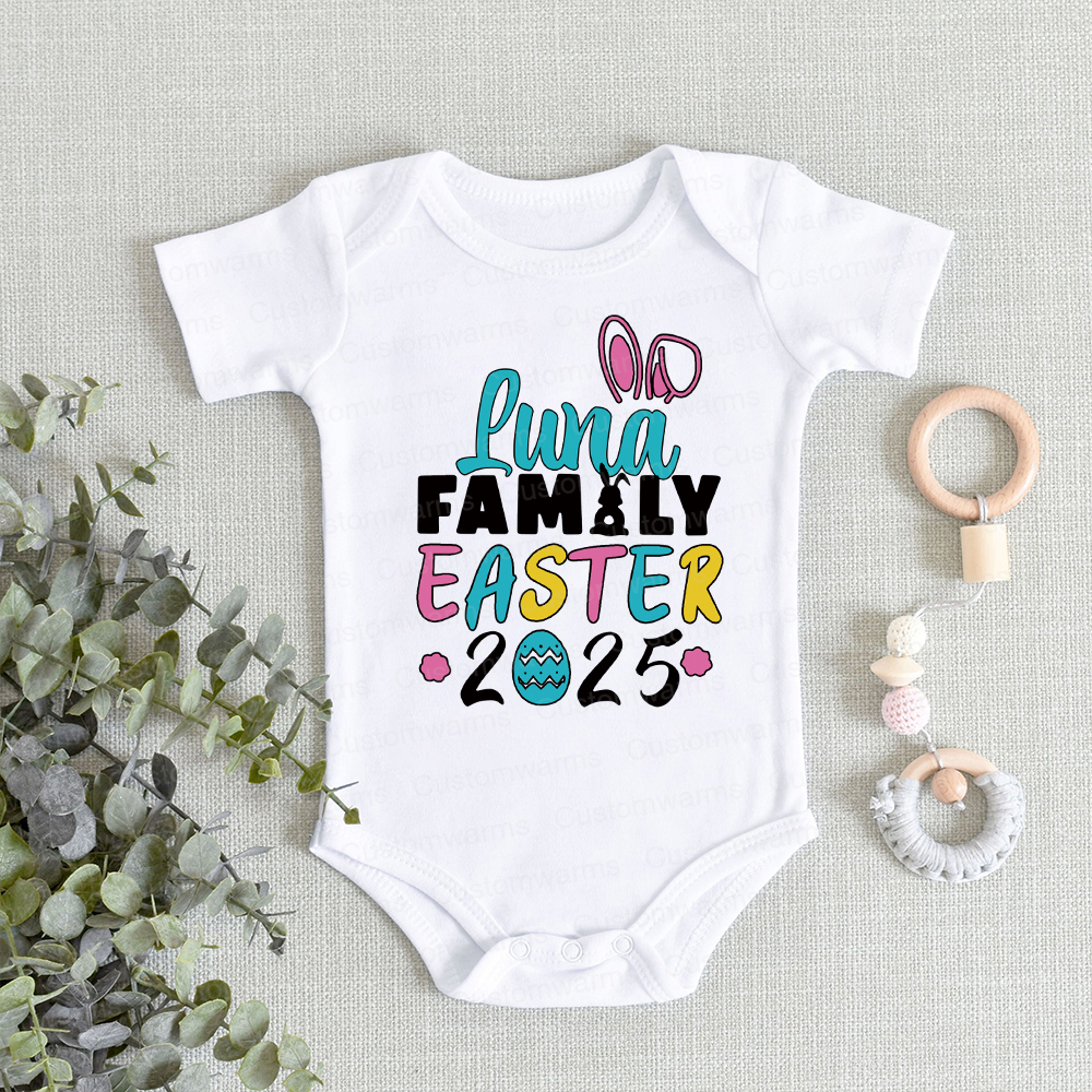 Personalized Family Happy Easter Matching Shirt | CWEaster66