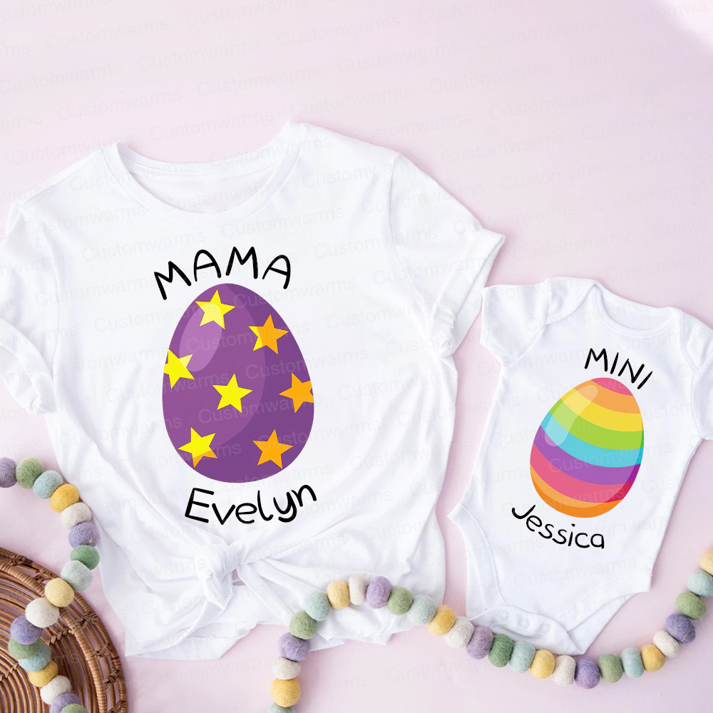 Personalized Family Happy Easter Matching Shirt | CWEaster74