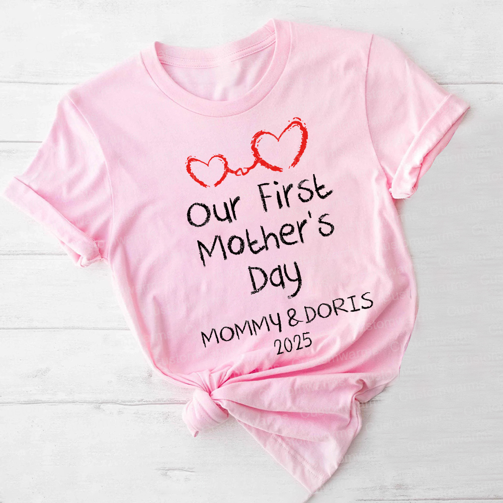 Personalized First Mother's Day Mommy and Baby Outfit | CWFamily44