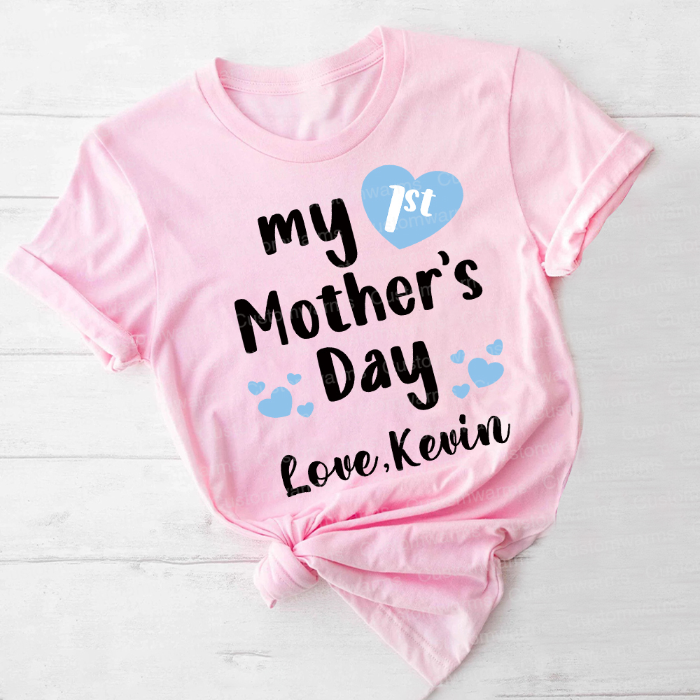 Personalized First Mother's Day Mommy and Baby Outfit | CWFamily49