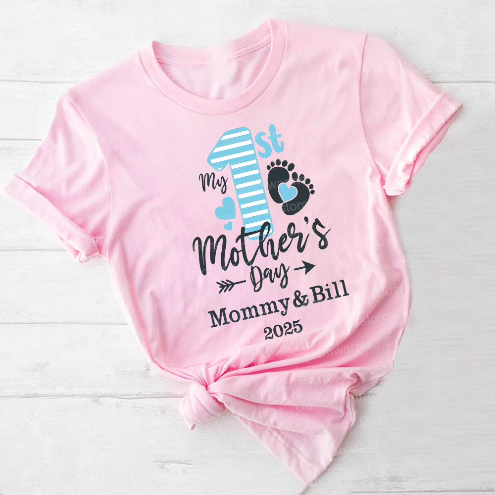 Personalized First Mother's Day Mommy and Baby Outfit | CWFamily54