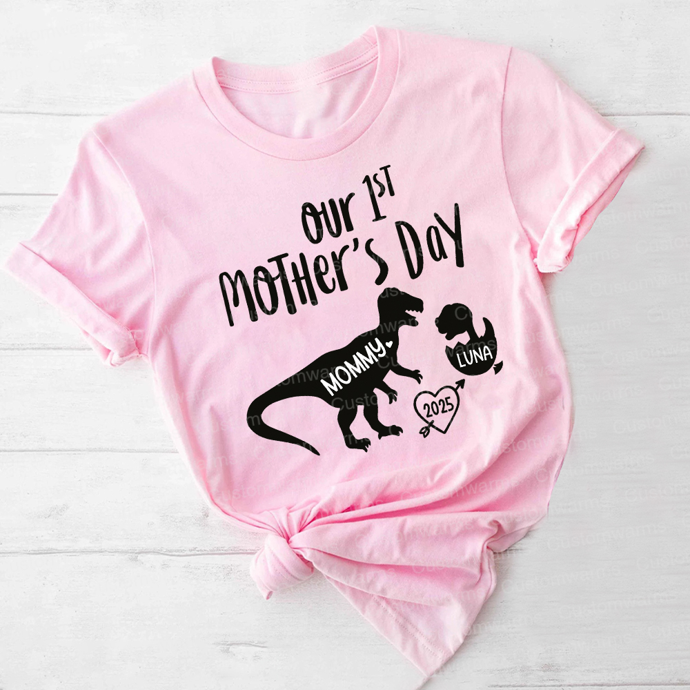 Personalized First Mother's Day Mommy and Baby Outfit | CWFamily55