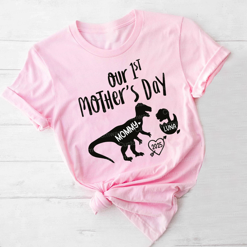 Personalized First Mother's Day Mommy and Baby Outfit | CWFamily55