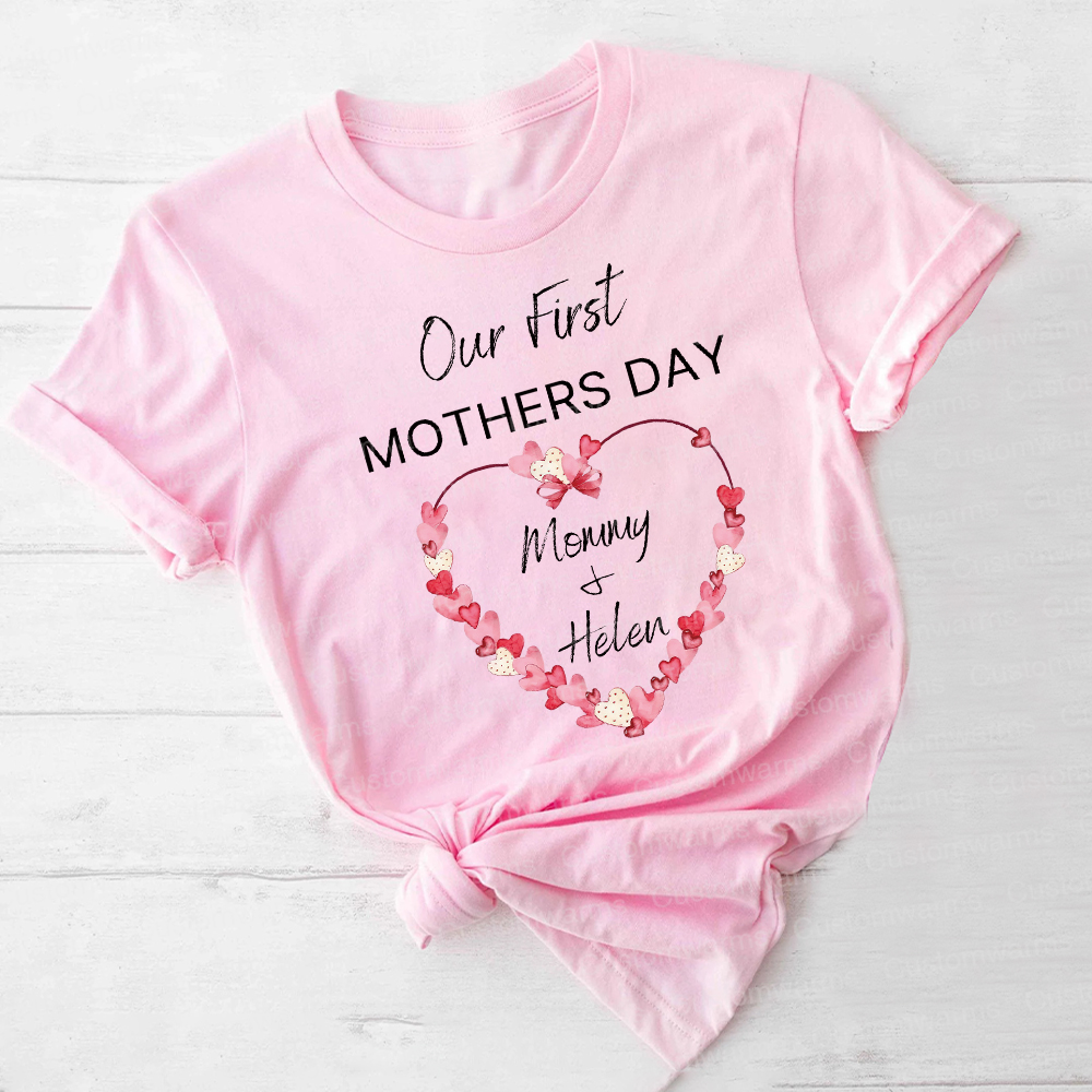 Personalized First Mother's Day Mommy and Baby Outfit | CWFamily59