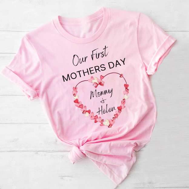 Personalized First Mother's Day Mommy and Baby Outfit | CWFamily59