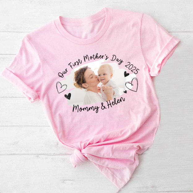 Personalized First Mother's Day Mommy and Baby Outfit | CWFamily60