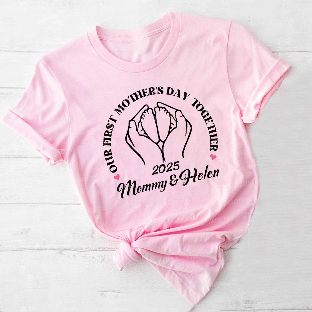 Personalized First Mother's Day Mommy and Baby Outfit | CWFamily63