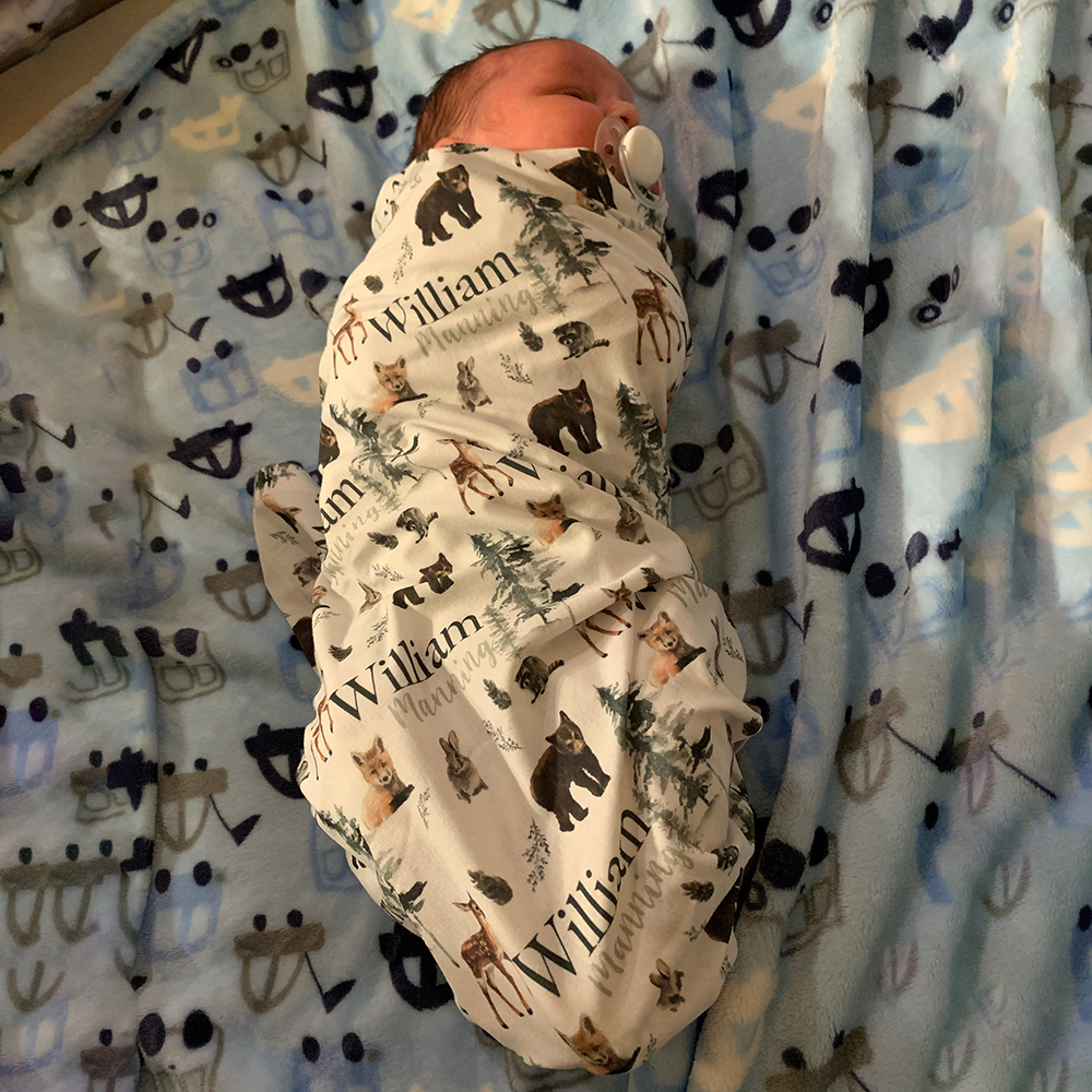 Personalized Baby Swaddle Blanket Set for Comfort & Unique | BBBlanket22