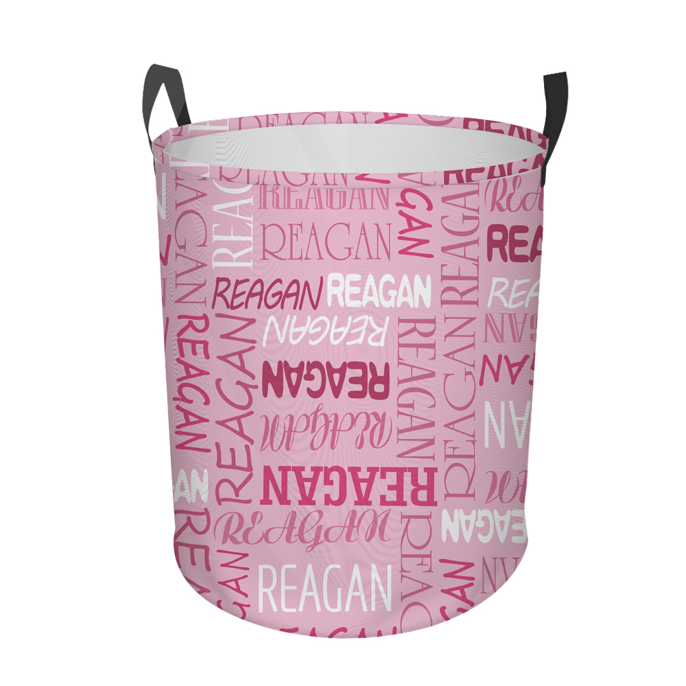 Personalized Laundry Collapsible Baskets with Handle | CWBasket06
