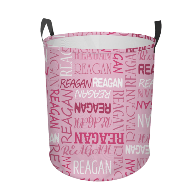 Personalized Laundry Collapsible Baskets with Handle | CWBasket06