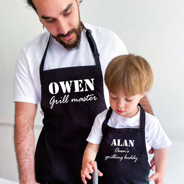 Personalised Multifunctional Waterproof Matching Family Apron | Apron35
