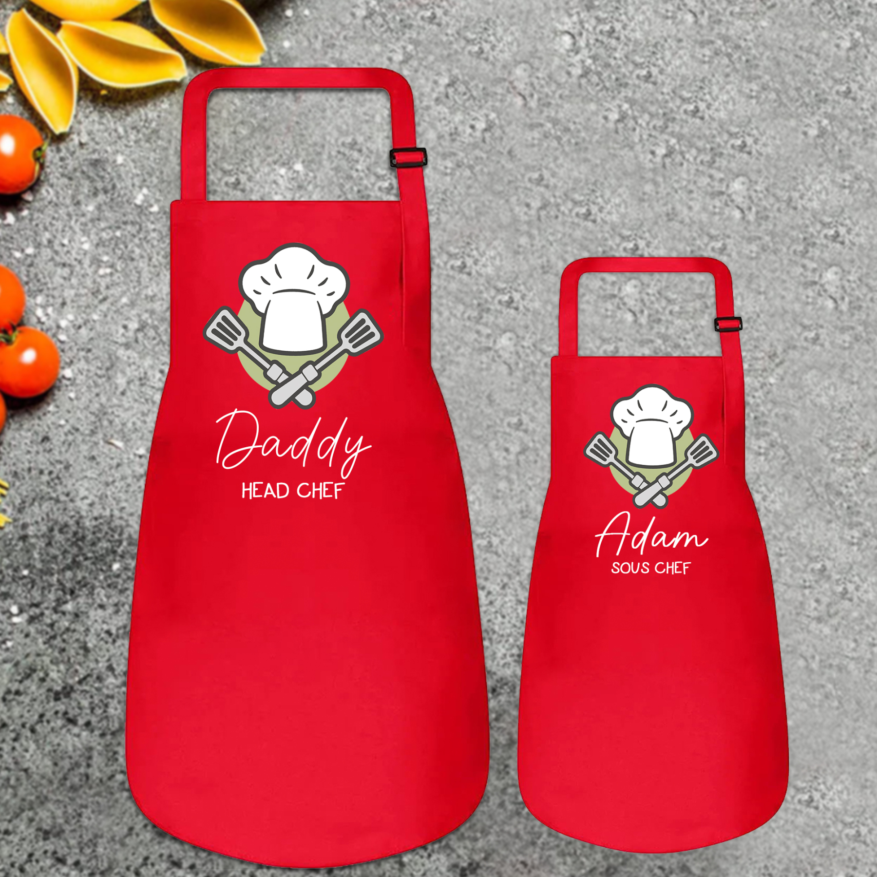 Personalised Multifunctional Waterproof Matching Family Apron | Apron45