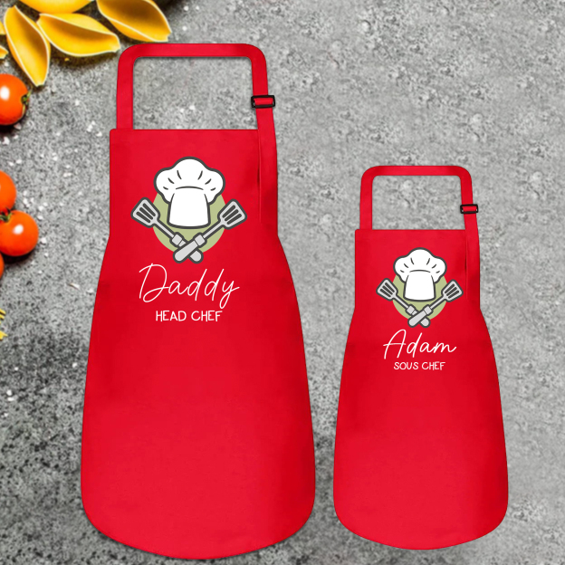 Personalised Multifunctional Waterproof Matching Family Apron | Apron45