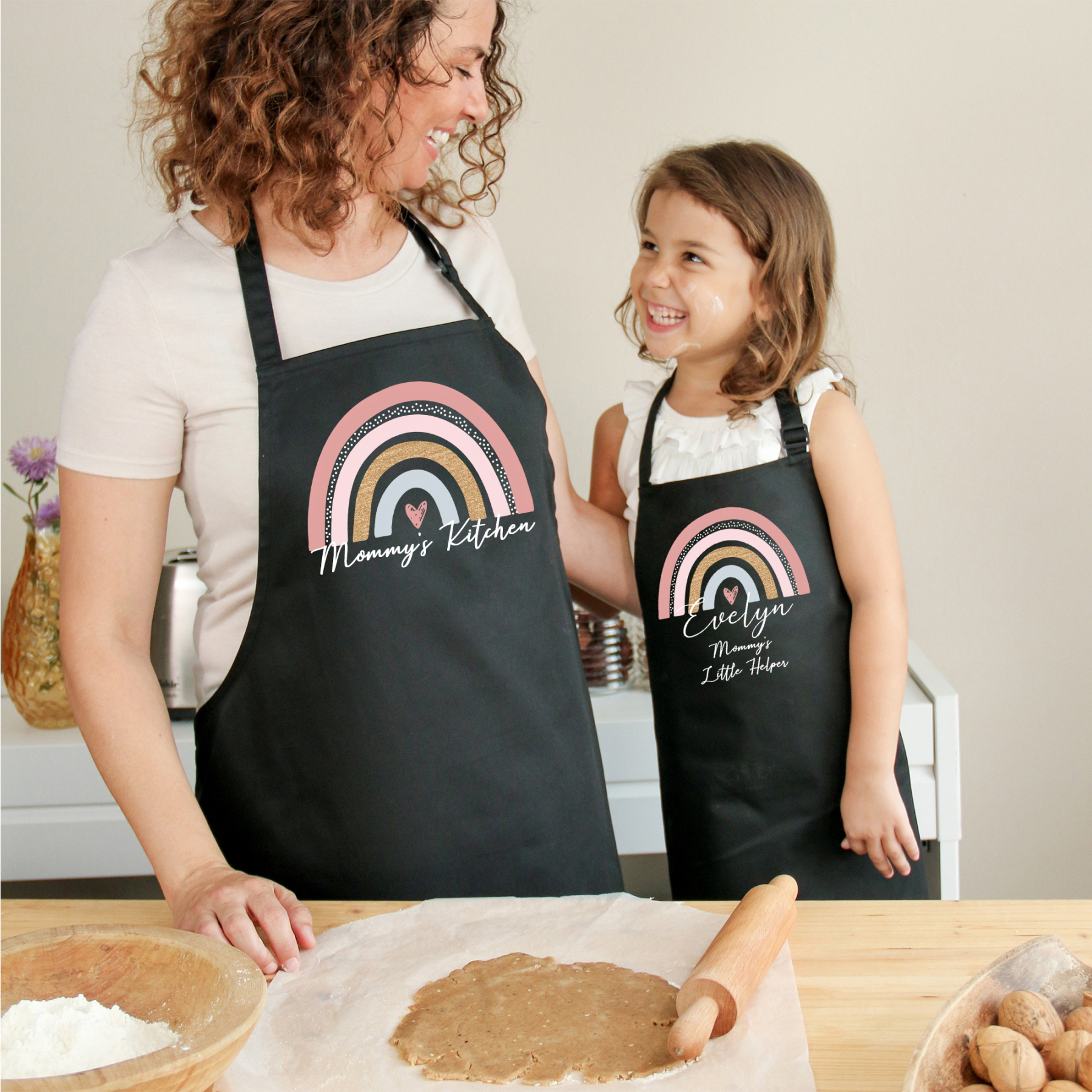 Personalised Multifunctional Waterproof Matching Family Apron | Apron47