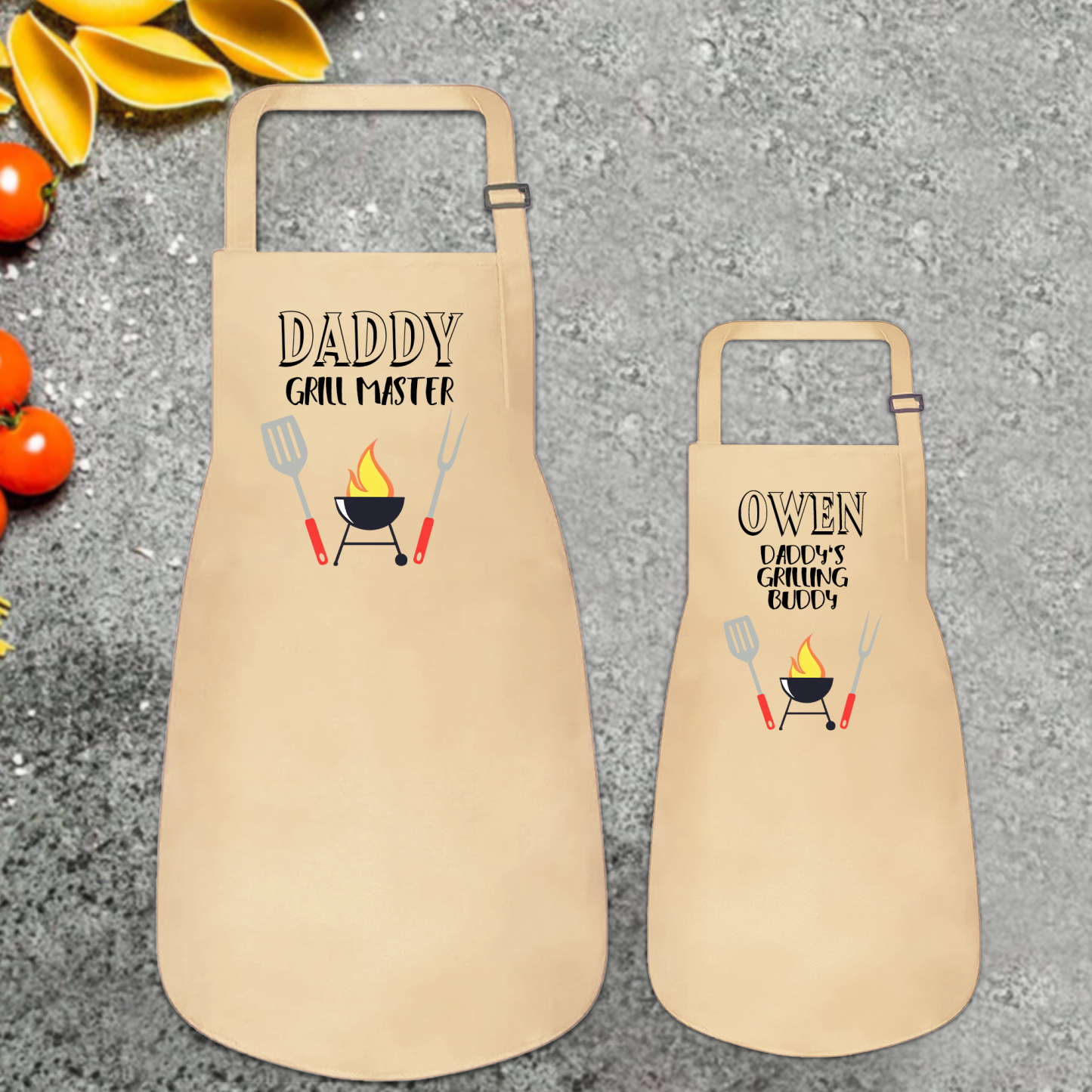 Personalised Multifunctional Waterproof Matching Family Apron | Apron50