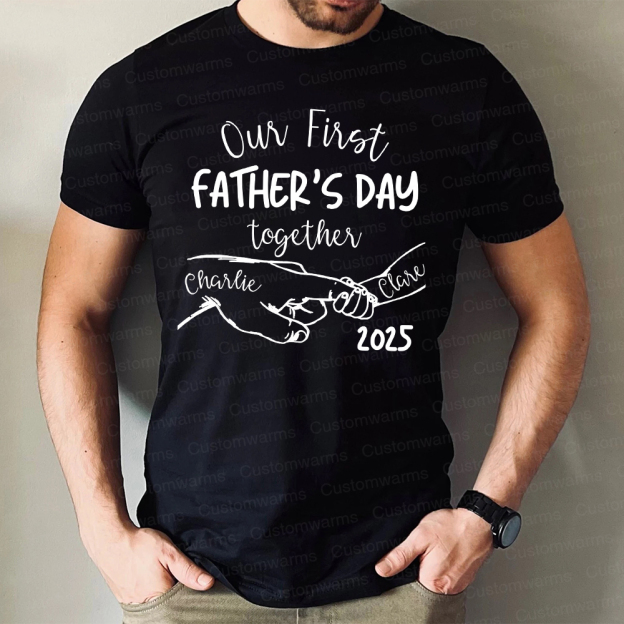 Personalized First Father's Day Daddy and Baby Outfit | CWFamily66