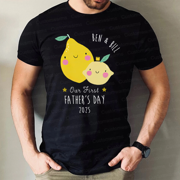 Personalized First Father's Day Daddy and Baby Outfit | CWFamily69