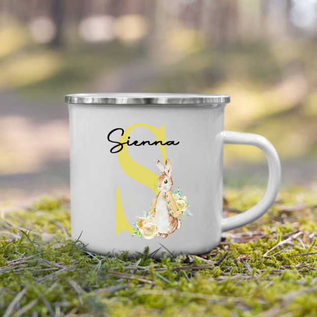Personalised 12oz Easter Monogram Mugs for Kids  | KidMug40