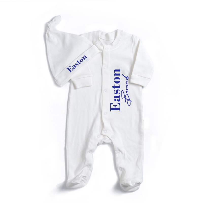 Personalized Baby Cotton Onesie Set | CWBaby26