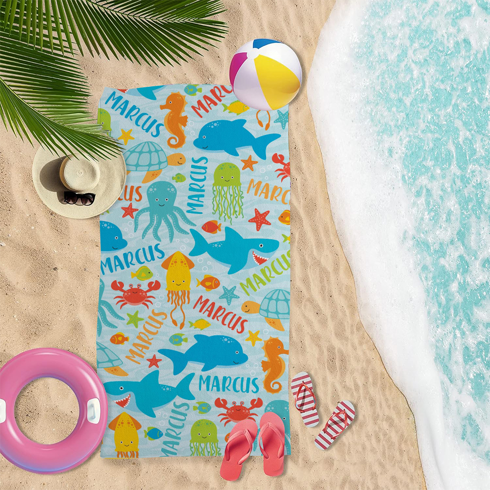 Personalized Lovely Kid Towel for Summer & Beach | CWTowel168