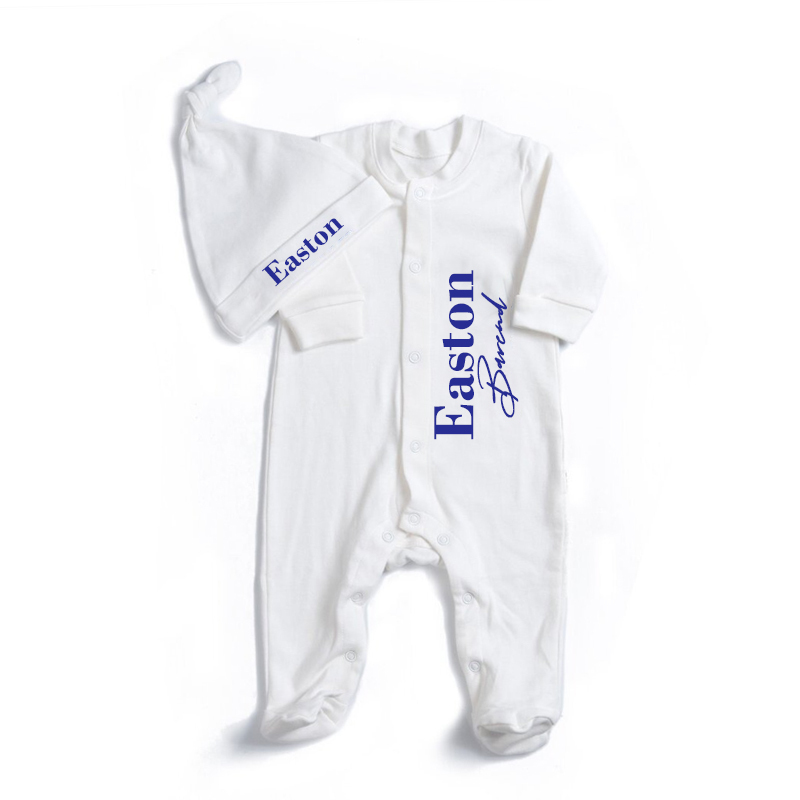 Personalized Baby Cotton Onesie Set | CWBaby26