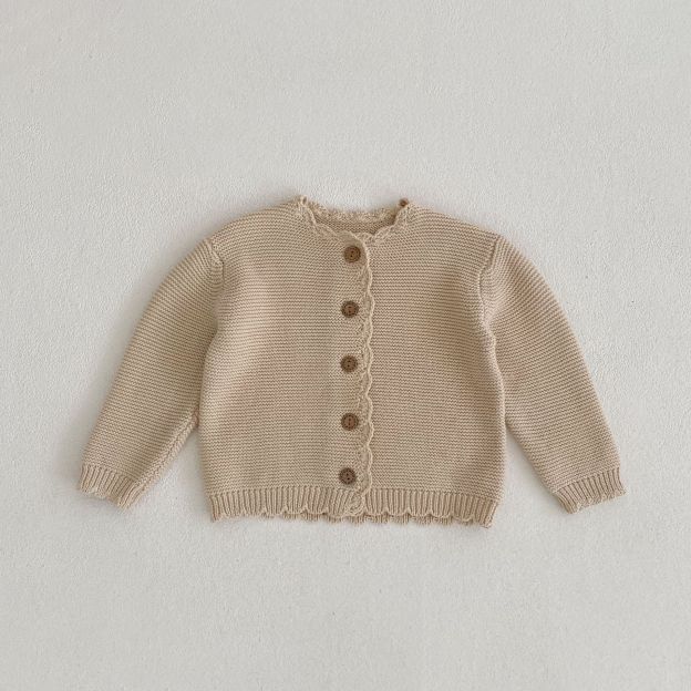 Personalized Hand Embroidered Baby Cardigan | CWBaby283