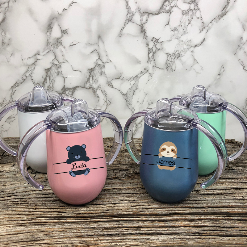 Personalized Lovely Stainless Steel Sippy Kids Cup | Youcup05