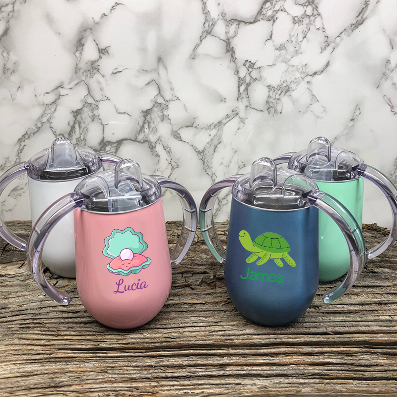 Personalized Lovely Stainless Steel Sippy Kids Cup  | Youcup04