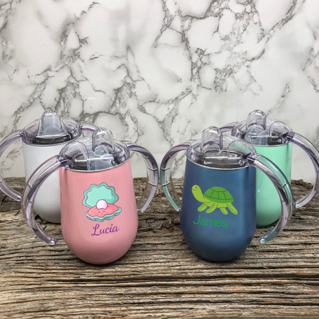 Personalized Lovely Stainless Steel Sippy Kids Cup  | Youcup04