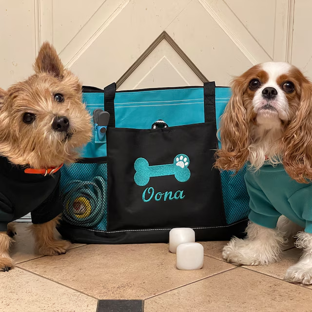 Personalized Dog Bone Color Tote Bag  | BKPet65