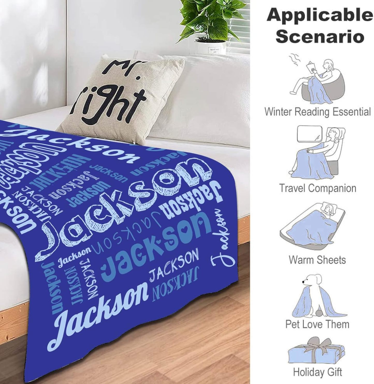 Personalized Lovely Kid Blanket for Comfort & Unique | BKKid163