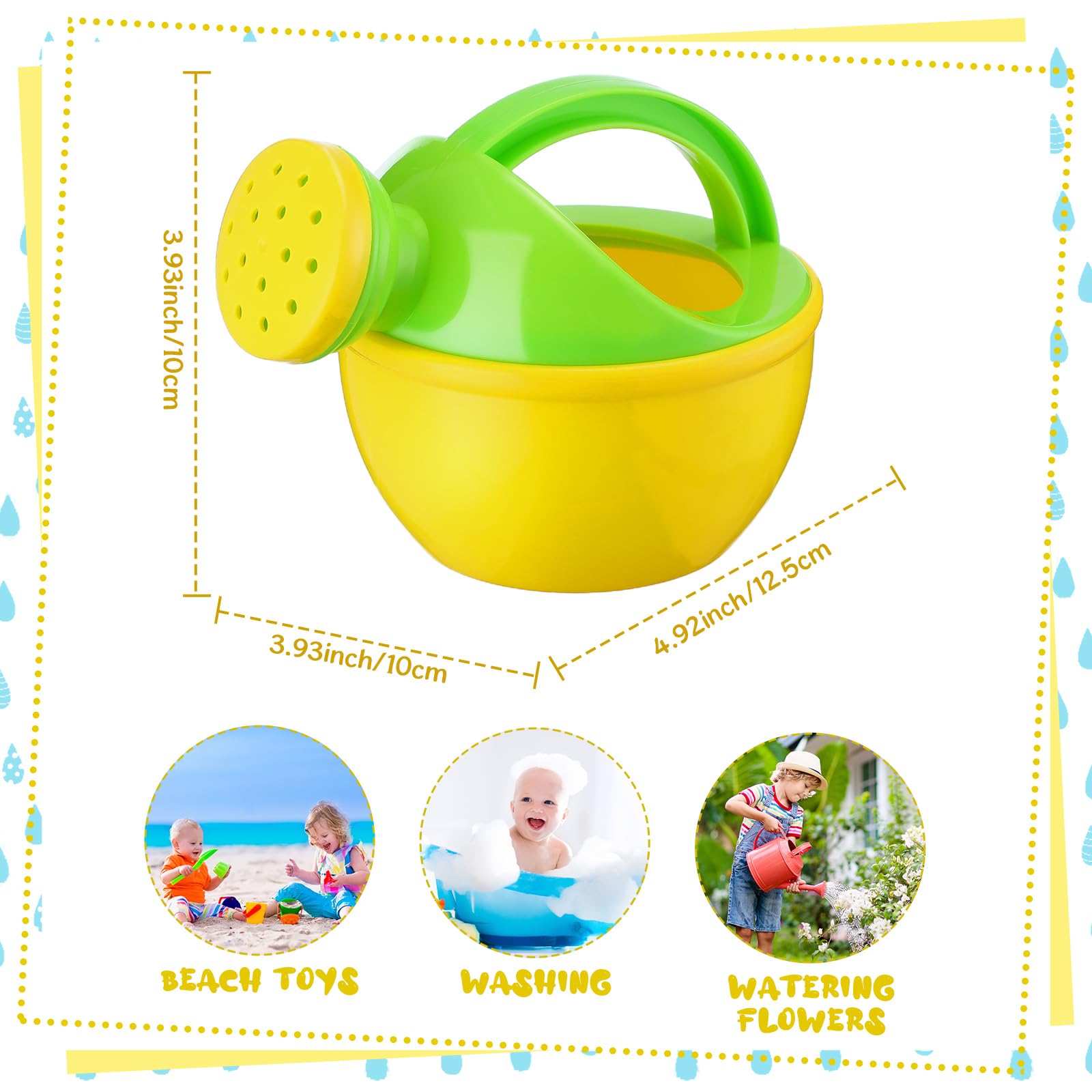 Personalized Kid Watering Can Beach or Bathtub Bucket Toy | CWBeach225