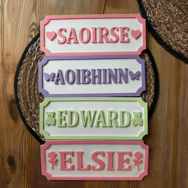 Personalized Kid's Bedroom Decoration Door Sign | CWBaby391