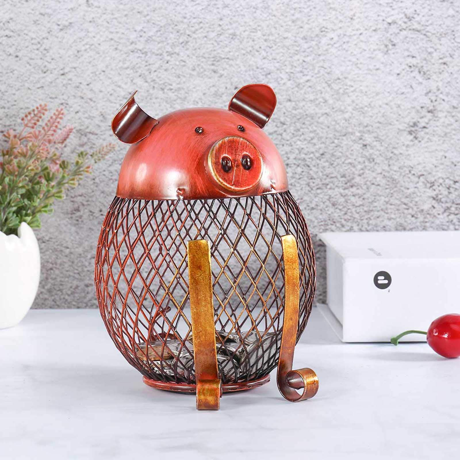 Personalized Kids Metal Animal Piggy Bank | CWToy67