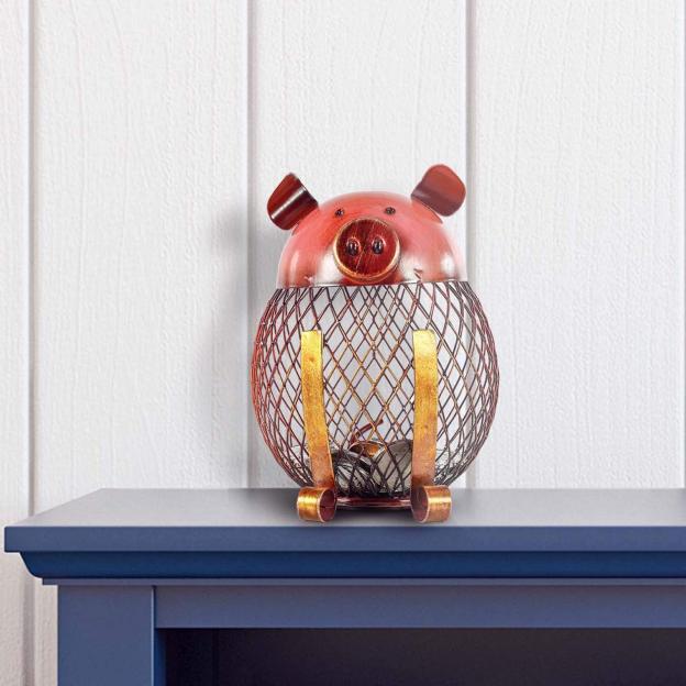 Personalized Kids Metal Animal Piggy Bank | CWToy67