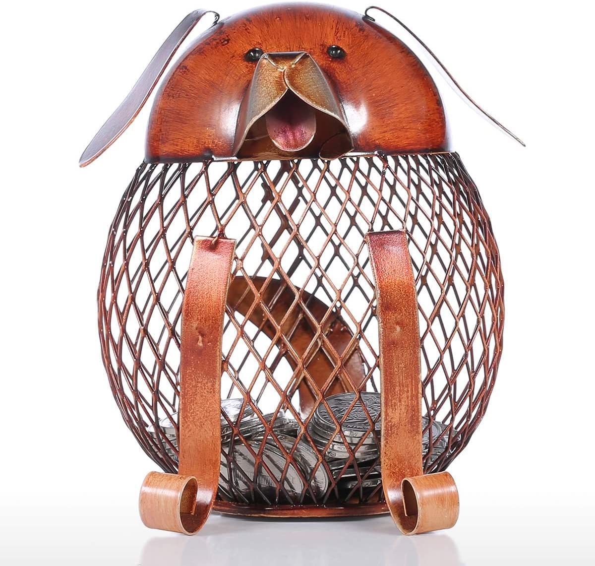 Personalized Kids Metal Animal Piggy Bank | CWToy67