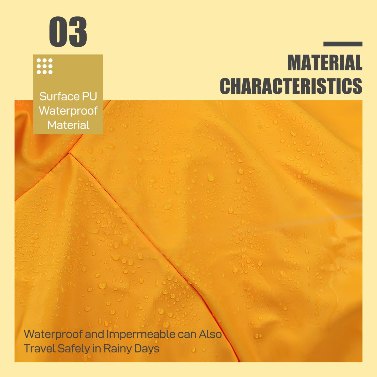 Personalized Pets Waterproof and Reflective Raincoat | BKPet152