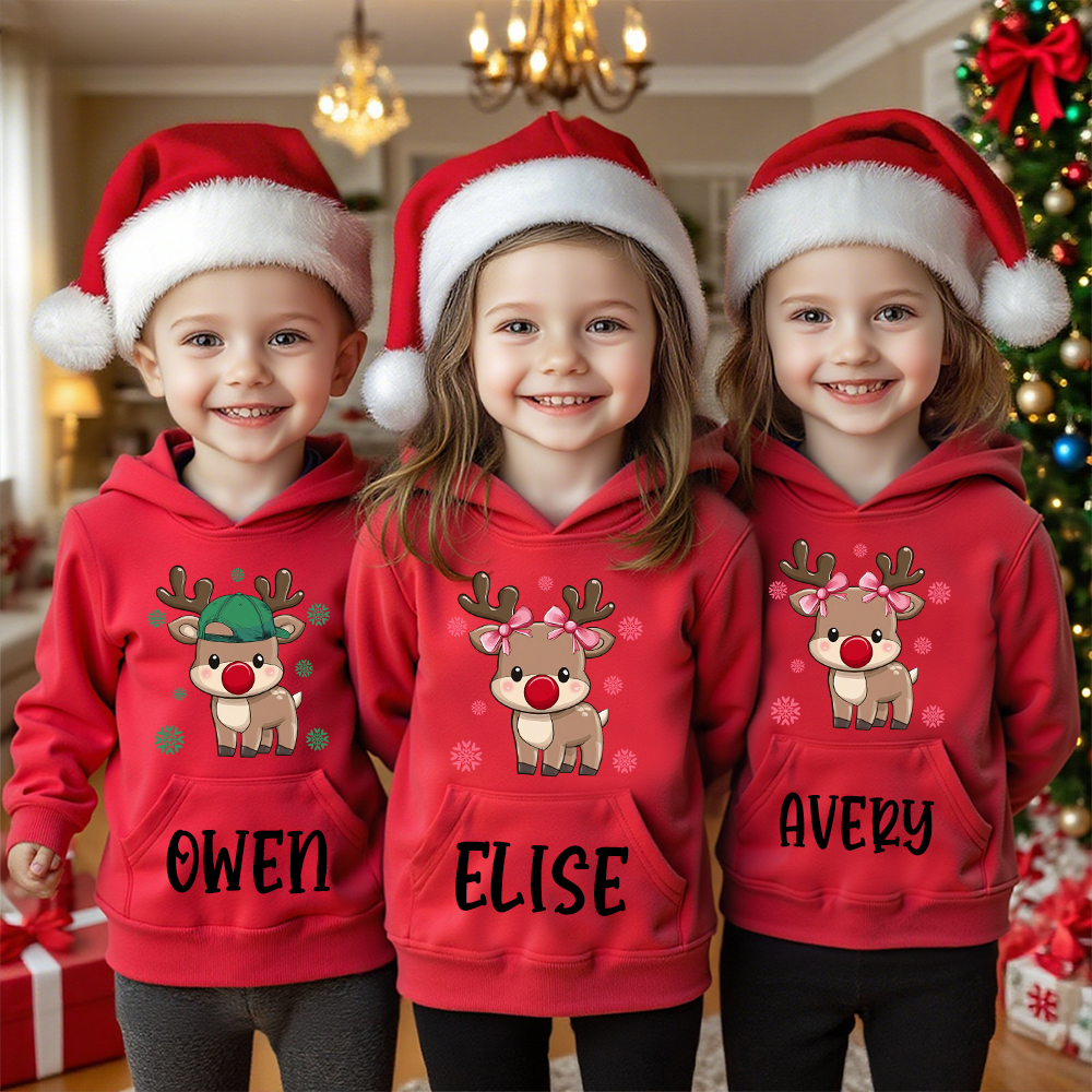 Personalized Kids Lovely Christmas Hoodie | InSweatshirt82