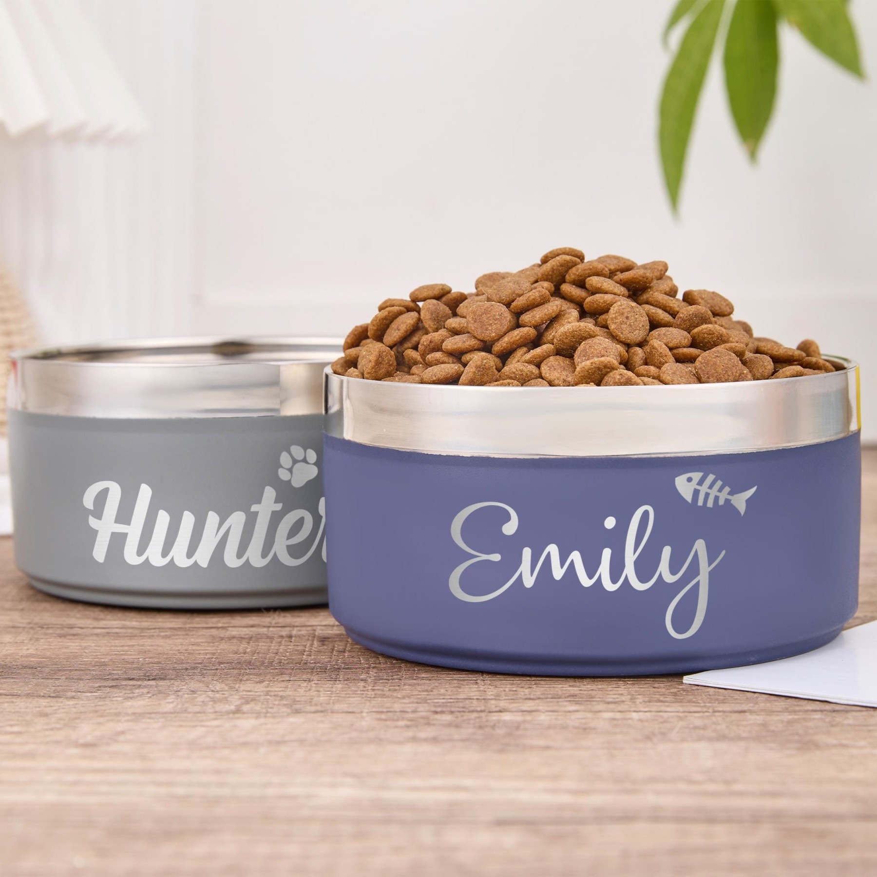 Personalized Stainless Steel Pet Food Bowl  | BKPet150