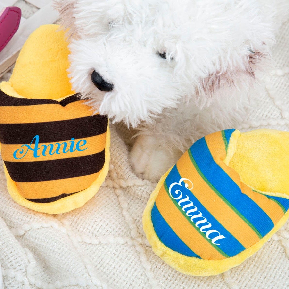 Personalized Dog Squeaky Slipper Toy | CWPet25