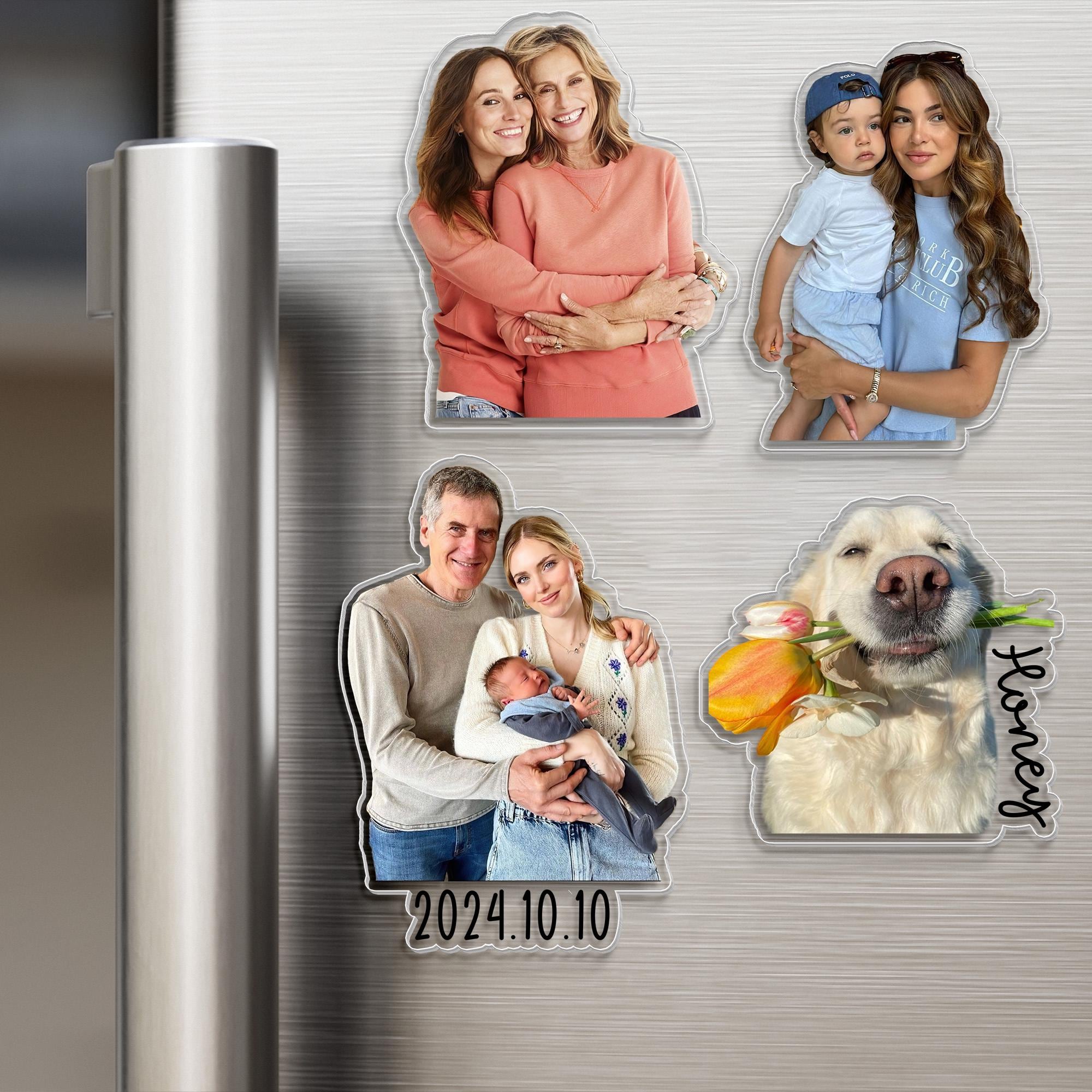 Personalized Sweet Family Photo Fridge Magnet | CWGift15