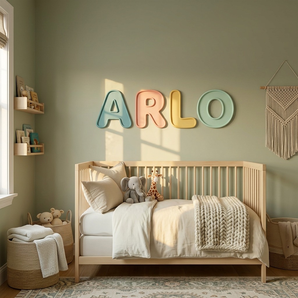 Personalized Printed Letters for Kids' Room Decoration | CWGift66