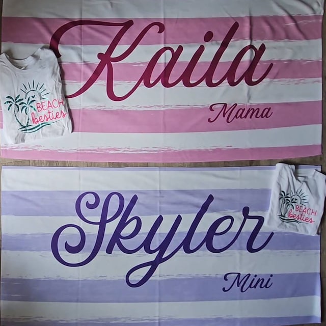 Personalized Lovely Kid Towel for Summer & Beach | CWTowel31
