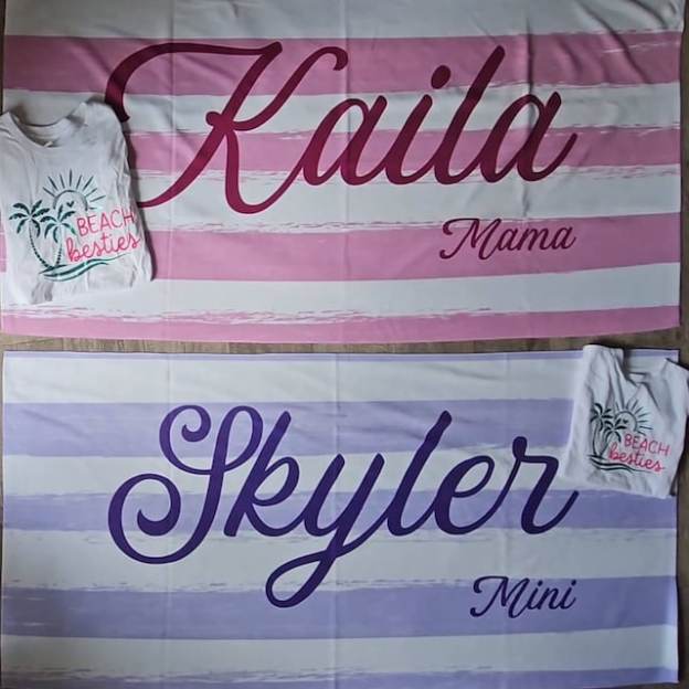 Personalized Lovely Kid Towel for Summer & Beach | CWTowel31