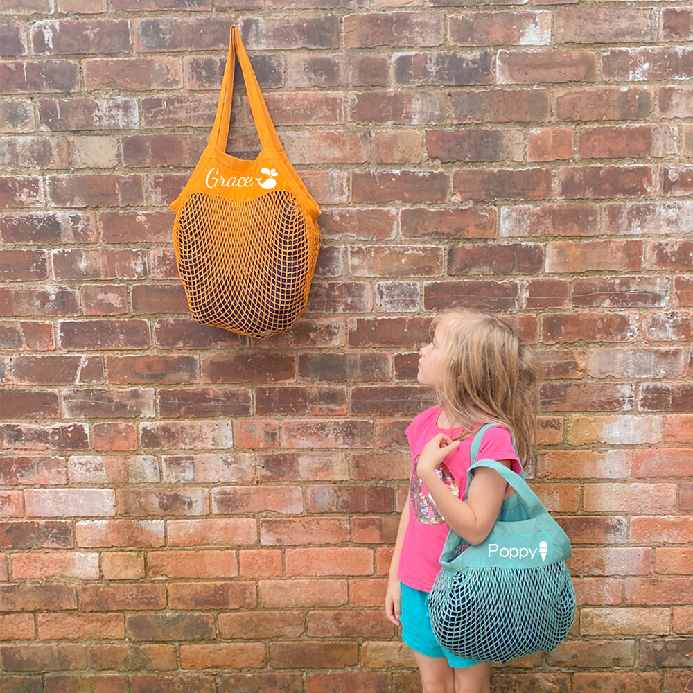 Personalized Color Mesh Beach Bag | CWBeach144